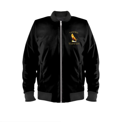 Yahusha: The Lion of Judah (01) | Women's Duchess Satin Bomber Jacket