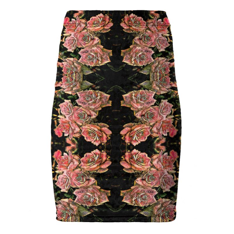 Floral Embosses (06-01): Adom - The Physical Mirror | Pencil Skirt