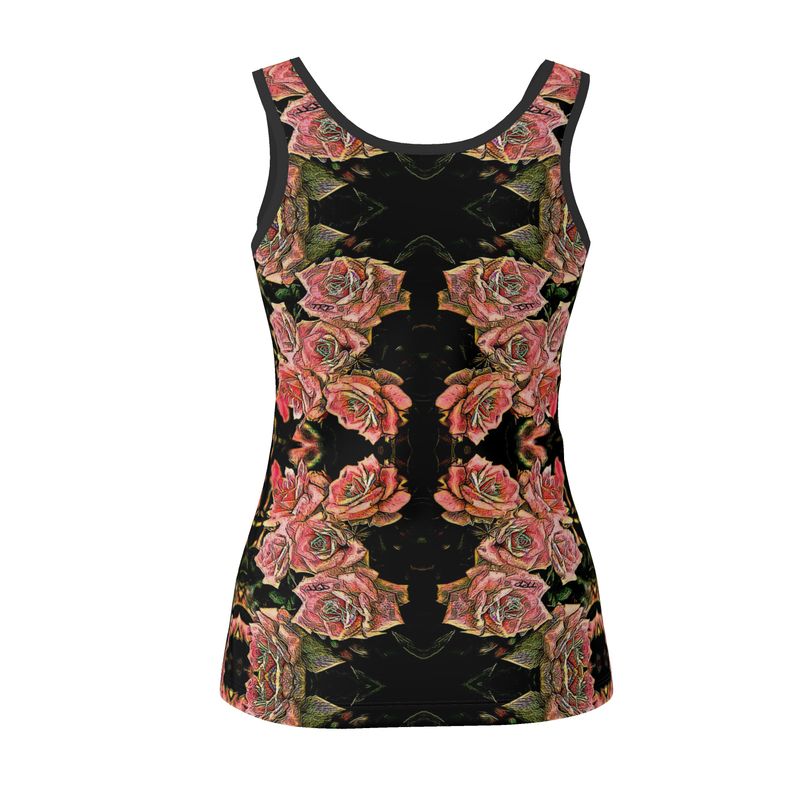 Floral Embosses (06-01): Adom - The Physical Mirror | Women's Tank Top