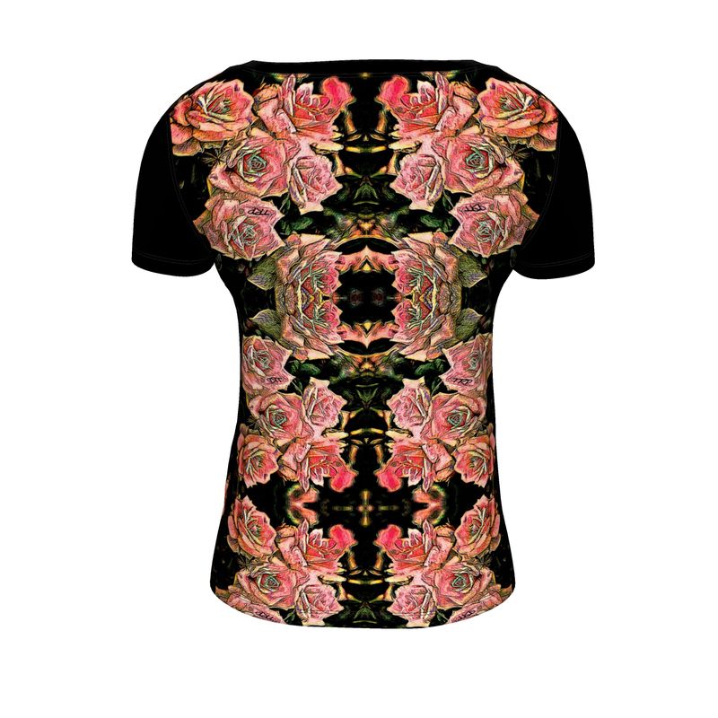 Floral Embosses (06-01): Adom - The Physical Mirror | Scoop Neck Tee