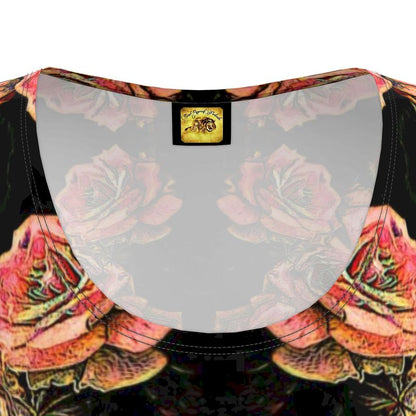 Floral Embosses (06-01): Adom - The Physical Mirror | Tunic T-Shirt Dress