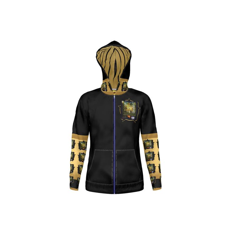 Como padre, como hijo 01 Diseñador Sudadera con capucha y cremallera completa unisex 