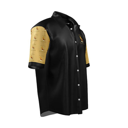 Yahusha: The Lion of Judah (01) | Men's Spread Collar Shirt