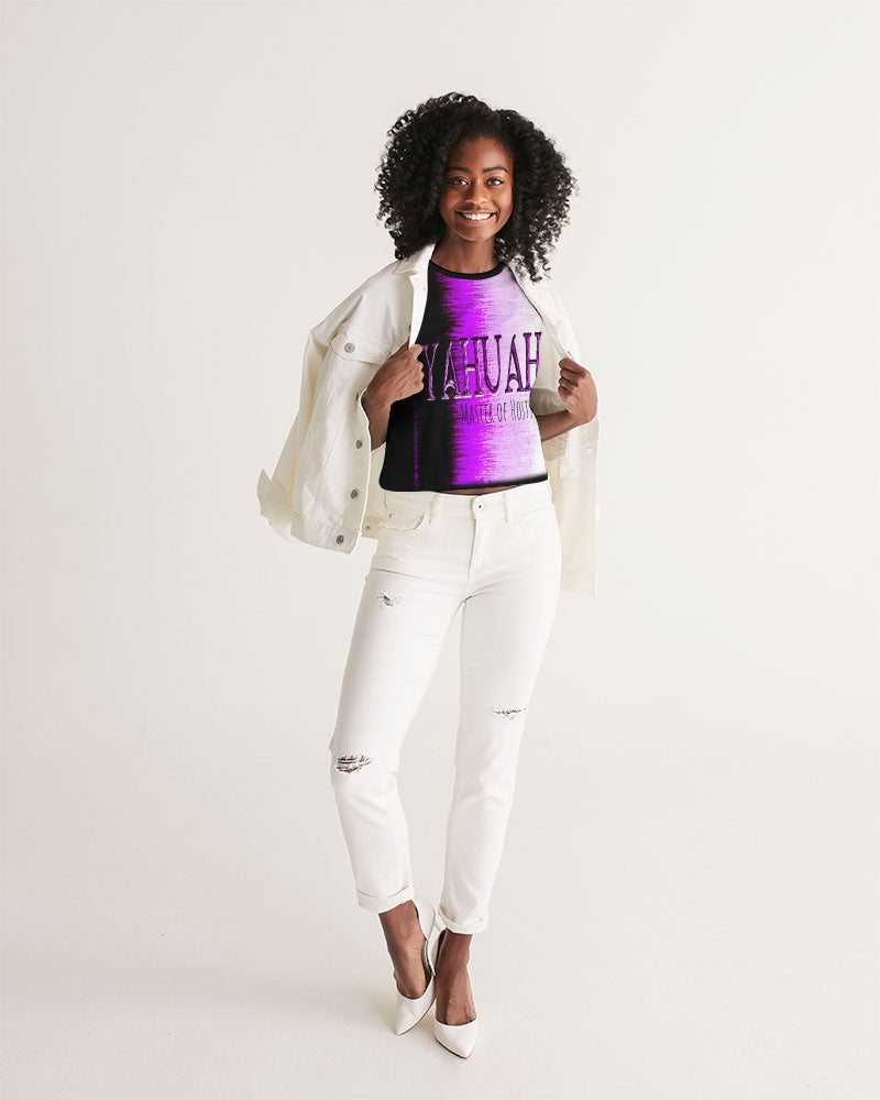 Yahuah: Master of Hosts (01-02) | Sleeveless Crop Top