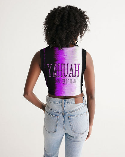 Yahuah: Master of Hosts (01-02) | Sleeveless Tie Front Crop Top