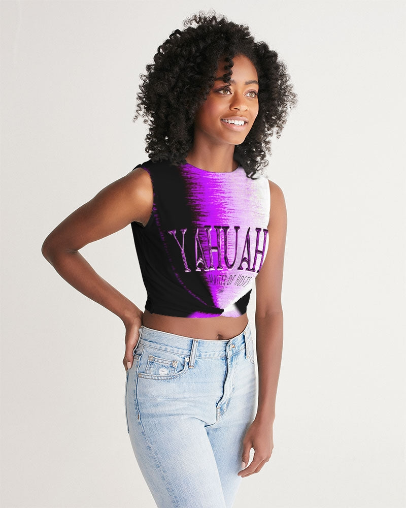 Yahuah: Master of Hosts (01-02) | Sleeveless Tie Front Crop Top