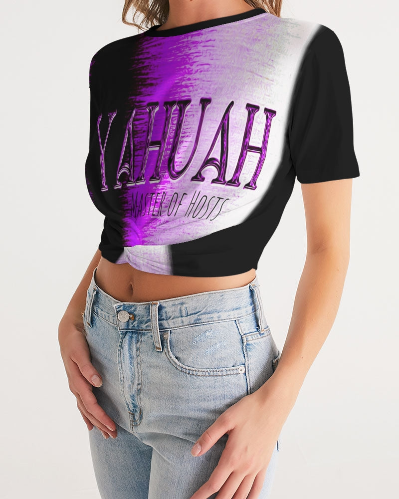 Yahuah: Master of Hosts (01-02) | Tie Front Crop Top