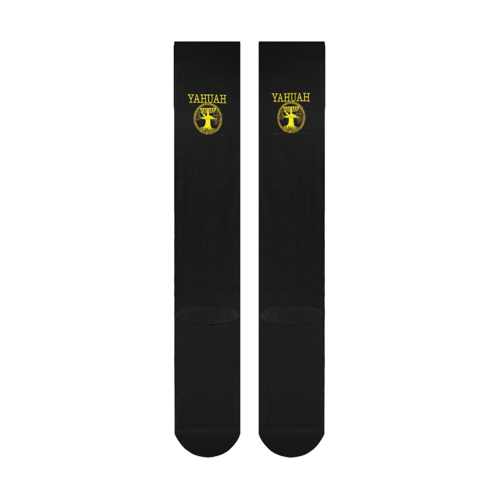 Yahuah: Tree of Life (02-01) - The Covenant Seal | Over-the-Calf Unisex Socks