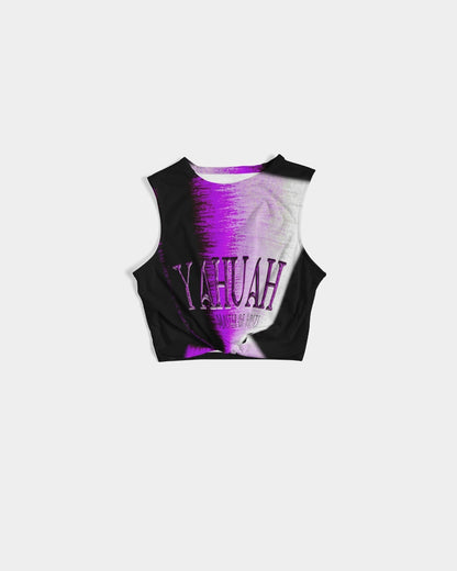 Yahuah: Master of Hosts (01-02) | Sleeveless Tie Front Crop Top