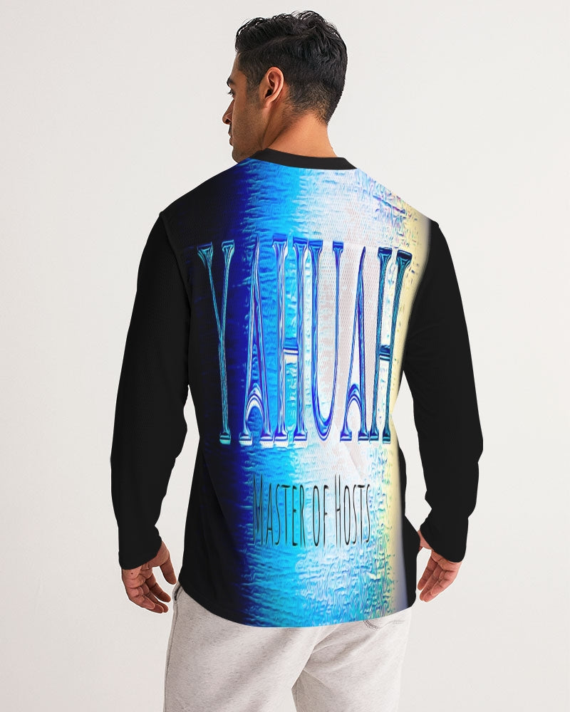 Yahuah: Master of Hosts (01-01) | Men's Long Sleeve Jersey Tee
